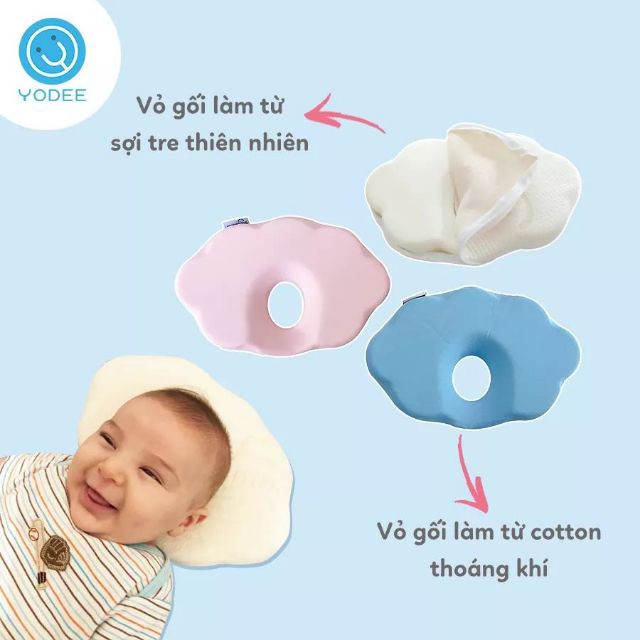 Gối Chống Bẹt Đầu BABYWORKS Canada HÌNH MÂY