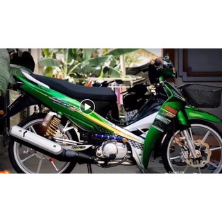 Tem trùm Sirius xanh lá rc, độ team decal xe máy si spark rẻ đẹp