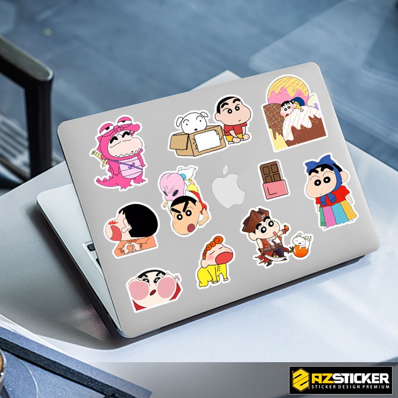 Set Sticker Dán Nón Bảo Hiểm , Sticker Dán Laptop . Sticker Dán Điện Thoại | Sticker Chủ Đề Cậu Bé Bút Chì Shin Chan