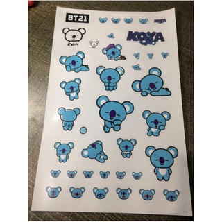 Sticker Bangtan tấm lớn