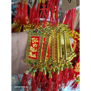Liểng nhung - Thẻ bài trang trí tết - Số 3