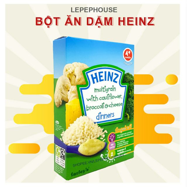 BỘT ĂN DẶM HEINZ 4M -7M