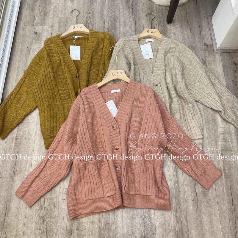 CARIGAN 2 TÚI PHỐI CÚC BẢN TO | BigBuy360 - bigbuy360.vn