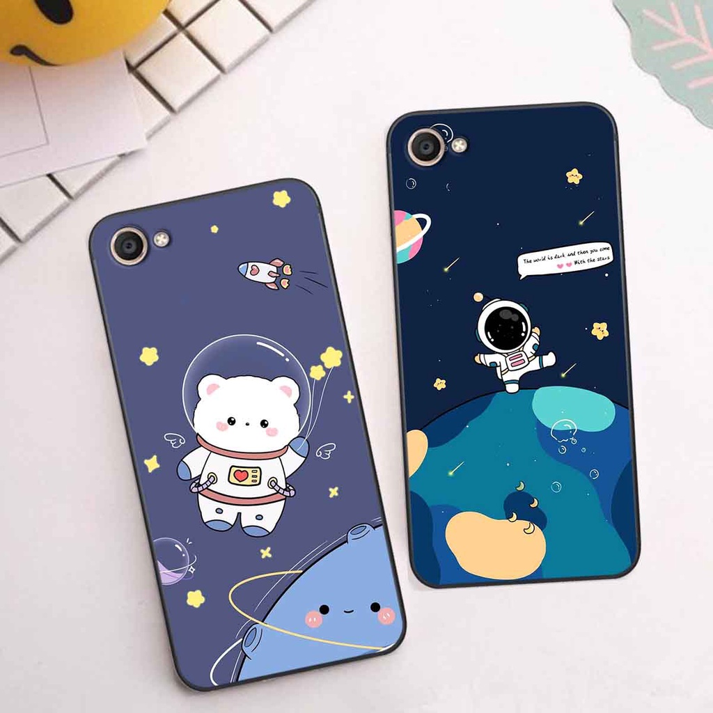Ốp Vivo V5 / V5 Plus / Y67 in hình vũ trụ, phi hành gia bầu trời cute dễ thương
