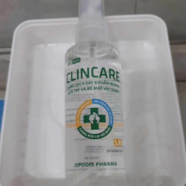 Dung dịch sát khuẩn nhanh Clin Care : sát khuẩn - Phòng ngừa Tai Chân Miệng.