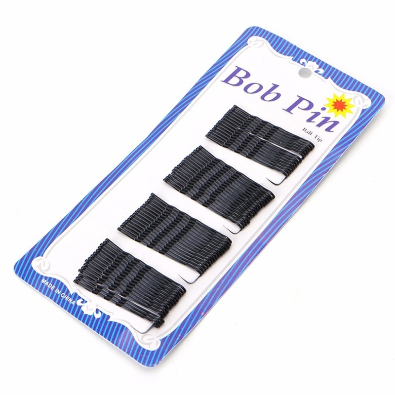 Kẹp tăm dạng sóng nước/ phụ kiện tóc thanh lịch màu đen cho nữ