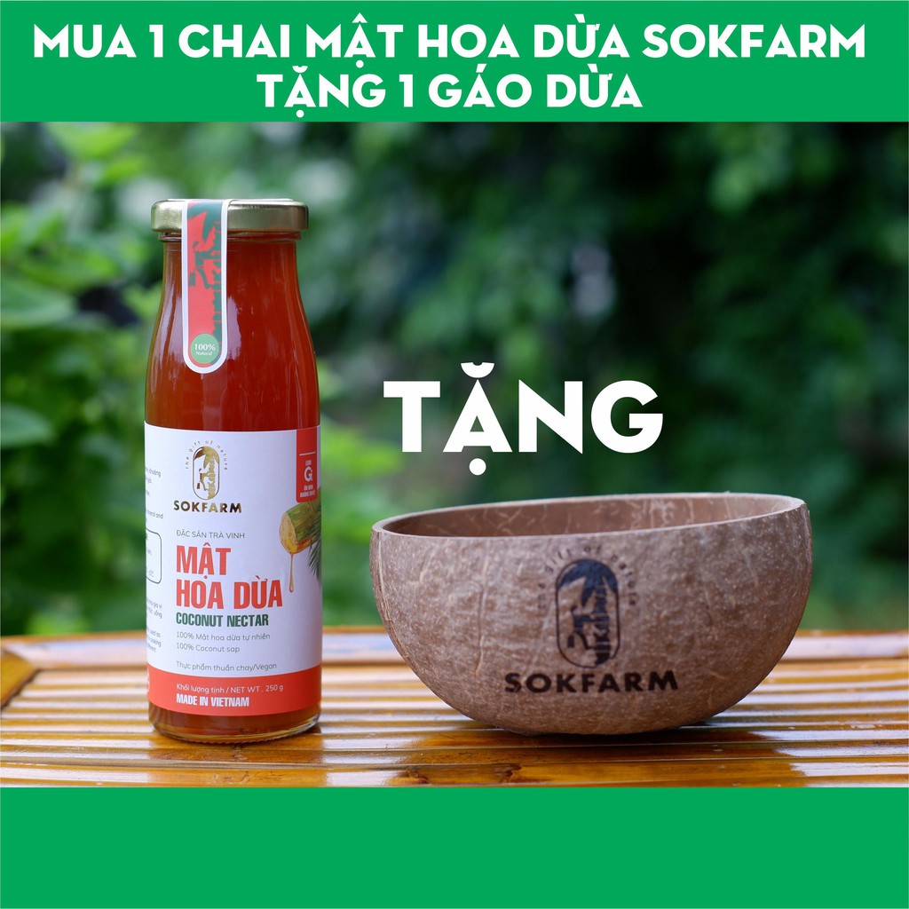 Mật Hoa Dừa SokFarm - Dành cho người Ăn Chay - Thay thế cho mật ong rất tốt | BigBuy360 - bigbuy360.vn