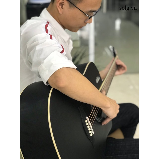 Đàn Guitar Acoustic Rosen G11 có EQ + bộ phụ kiện  - SOLG