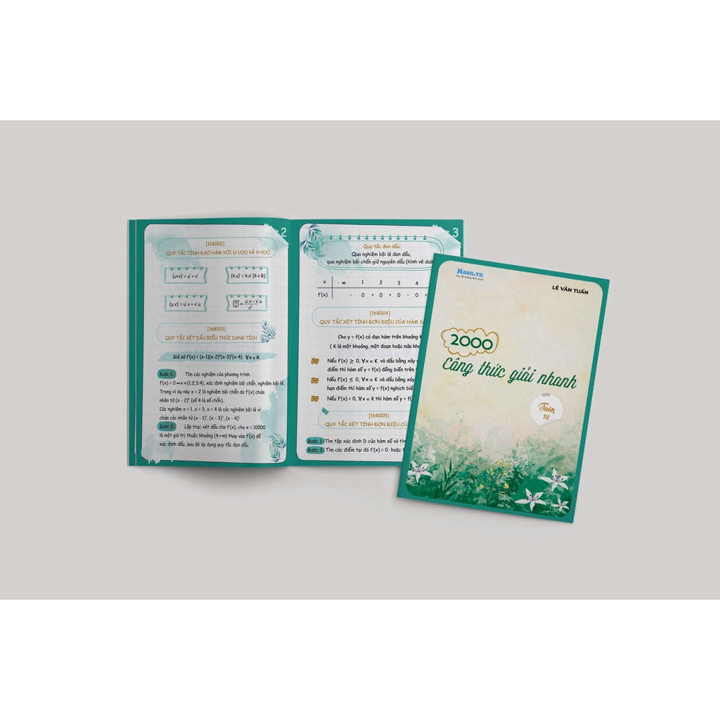 Sổ tay kiến thức ôn thi thpt quốc gia, sách 200 công thức giải nhanh môn toán lớp 12
