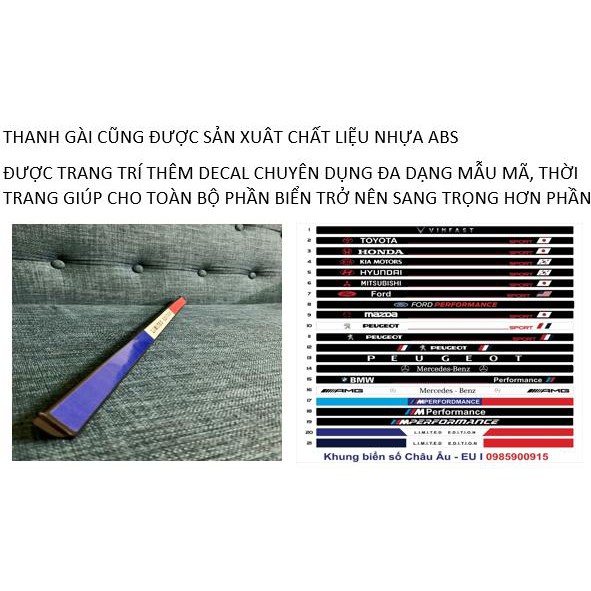 Khung biển số Châu Âu - EU