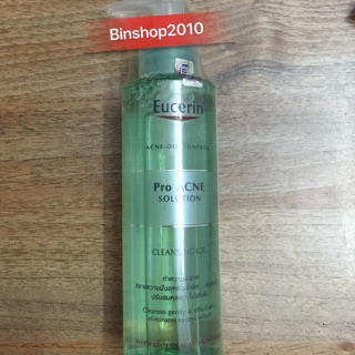 Gel rửa mặt Eucerin Pro-Acne Cleansing gel dành cho da mụn
