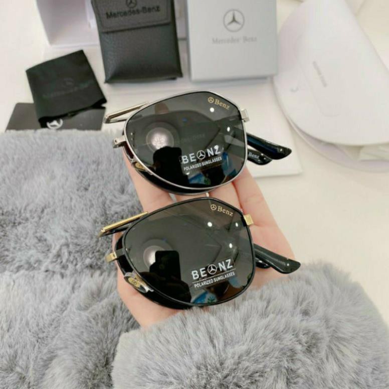Mắt kính râm gấp gọn nhãn Mercedes Benz full box sang trọng - Kính râm nam nữ cao cấp xếp gọn chống UV đổi màu | BigBuy360 - bigbuy360.vn
