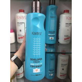 Trợ nhuộm tóc oxy karanz cao cấp 1000ml - hương dừa, không xót da đầu