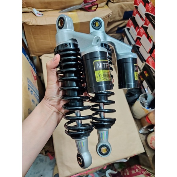 Phuộc nitron bình dầu gắn xe dream wave sirius taurus max cub chaly cafe elegant axelo future