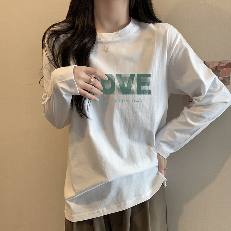 NRVP Áo Thun Nữ Dài Tay Thời Trang Hàn Quốc 2023