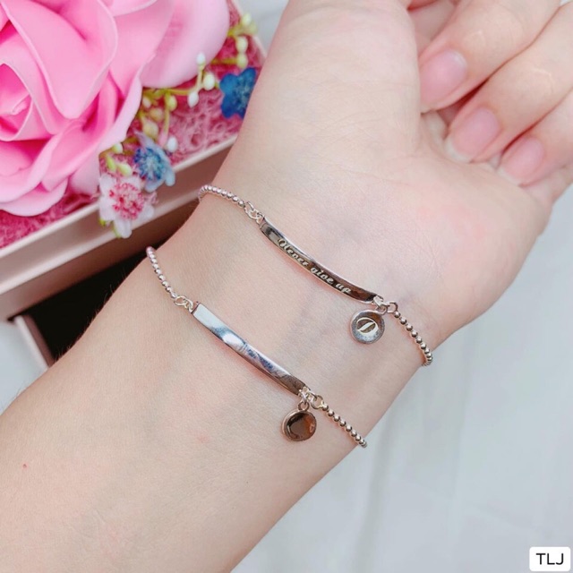 Lắc tay bạc nữ khắc tên Ý nghĩa LT0423
