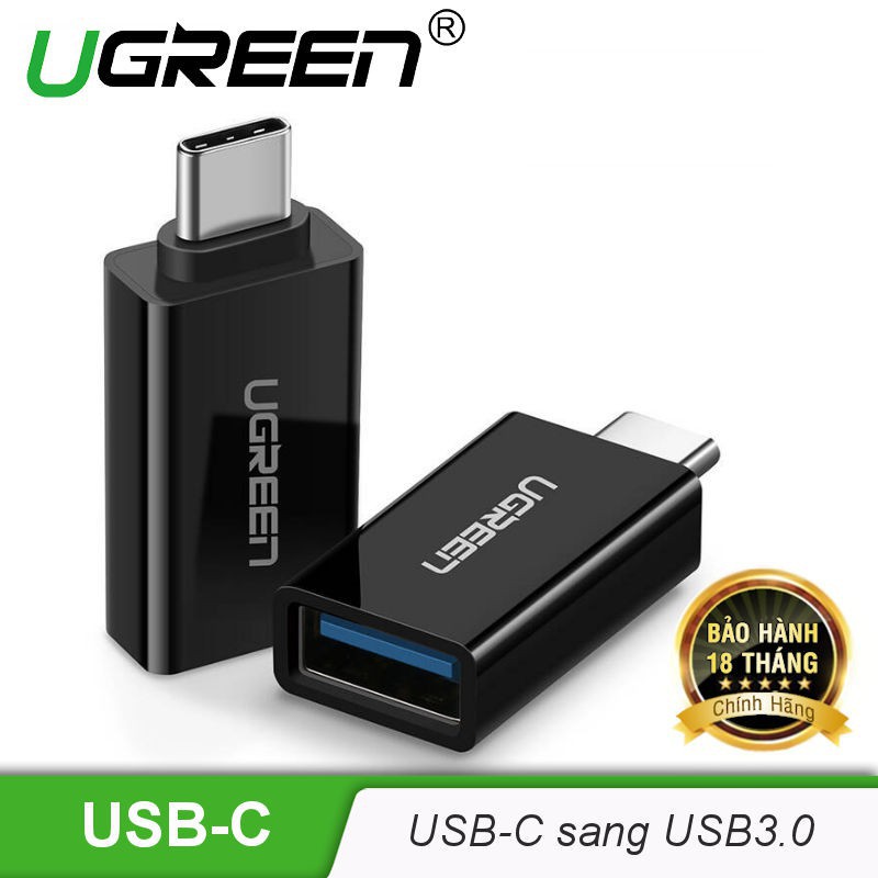 Đầu chuyển USB 3.0 sang Type-C UGREEN US173