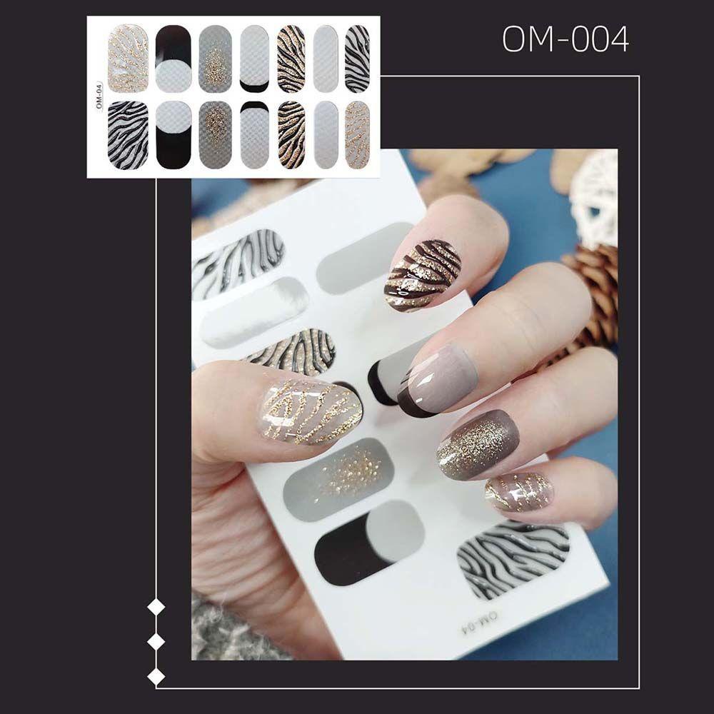 Miếng Dán Trang Trí Móng Tay Hình Trăng Sao Thời Trang