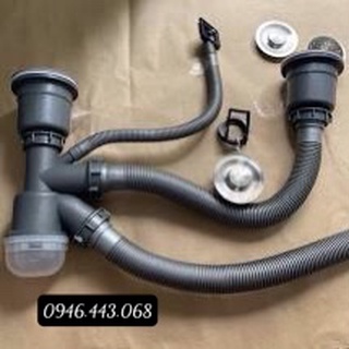 Bộ Xả Thoát Nước Chậu Chén Inox 110mm
