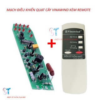Bộ Mạch Điều Khiển Quạt Cây Vinawind Kèm Remote