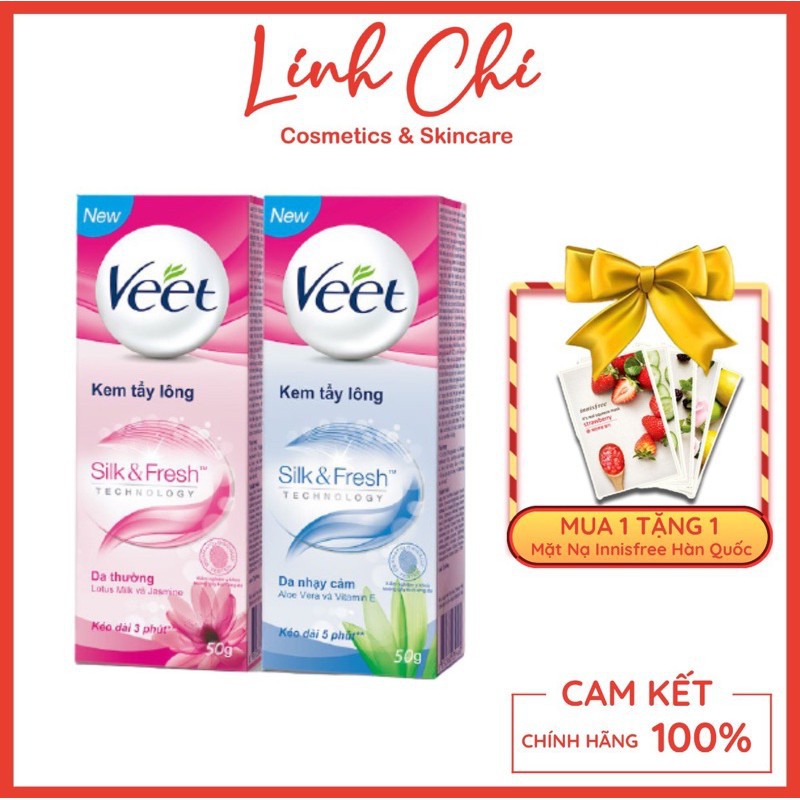 Kem Tẩy Lông Veet Sạch Ngay 1 Lần Tẩy Chính Hãng Pháp