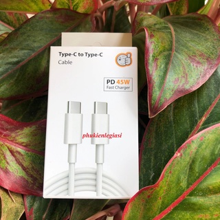 XÃ HÀNG THANH LÝ Cáp sạc Type C to Type C 45w mã TR cáp PD