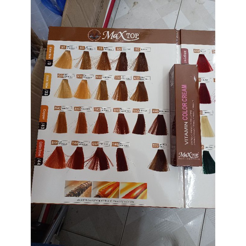 Màu Nhuộm Tóc Maxtop Collagen cho salon 100ml