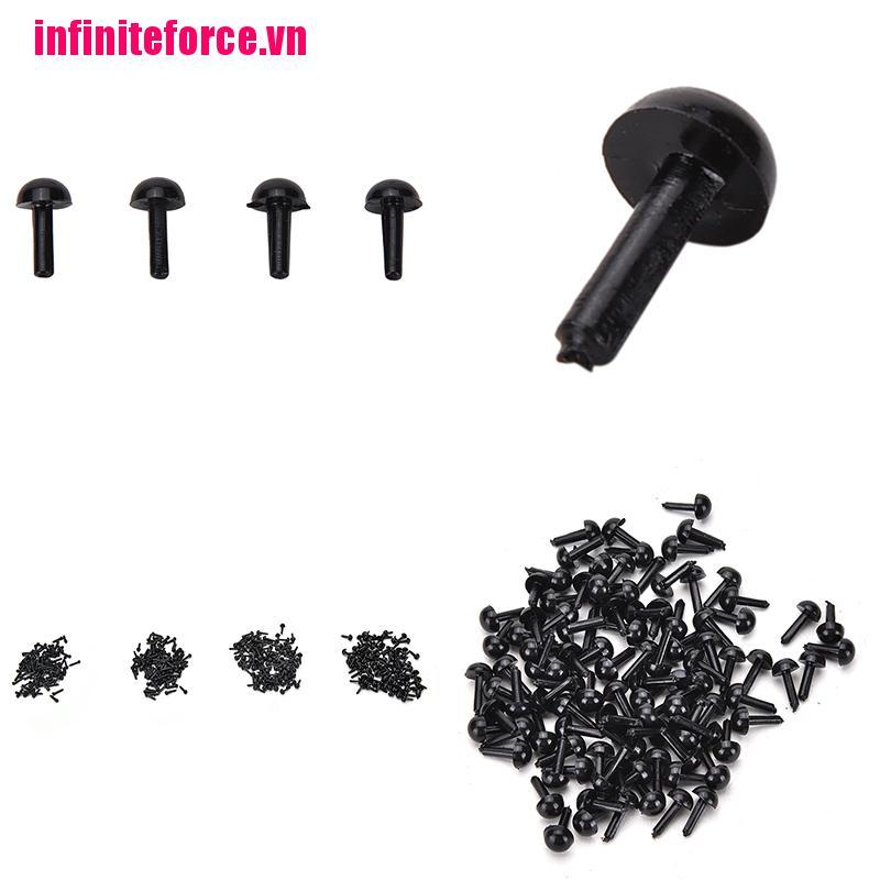 (Hàng Mới Về) Bộ 100 Mắt Nhựa 4 Kích Cỡ Cho Múa Ba Lê