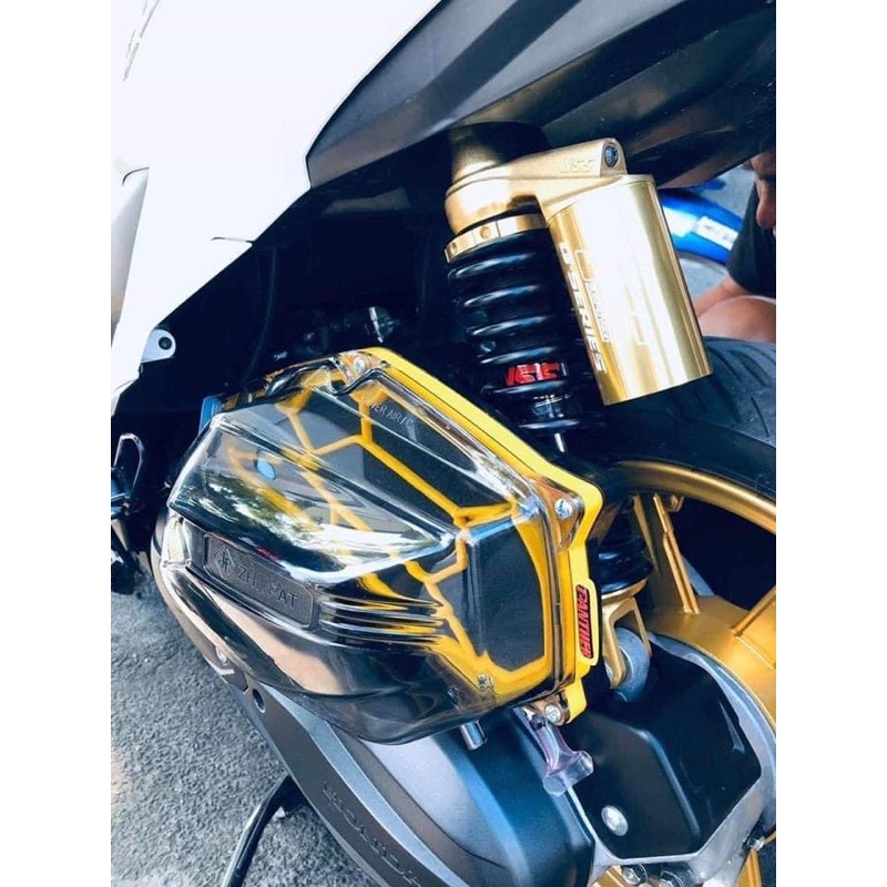 ỐP BẦU LỌC GIÓ BÔ E TRONG SUỐT ZIPHAT CLICK125 VARIO PCX150 SH MODE