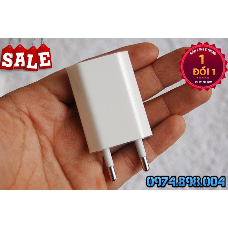 CỦ SẠC IPHONE LOẠI DẸT IPHONE DÀNH CHO 4/4S/5/5S/6/6S/6 PLUS/7/7S/7 PLUS