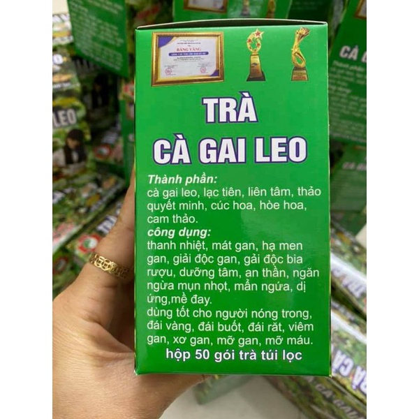 Trà Cà Gai Leo Túi Lọc Đông Y Dưỡng Sinh Đường Giúp Thanh Nhiệt, Mát Gan , Dưỡng Tâm An Thần