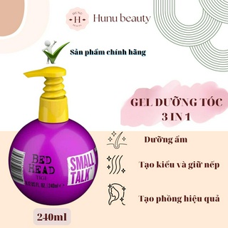 Gel tạo kiểu tóc xoăn dưỡng ẩm, tạo độ phồng cho tóc, Gel giữ nếp tóc uốn Tigi Bed Head Small Talk tím 240ml