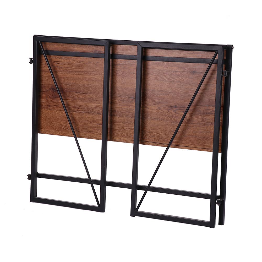 HomeBase FURDINI Bàn làm việc văn phòng bằng gỗ ép khung thép có thể gấp lại JM0911 W95xH76xD45cm màu cổ điển