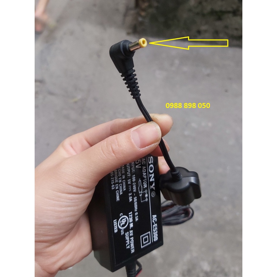 Adapter nguồn 5V cho HON-KWANG For Webcam Và Thiết Bị Thu Âm LOGITECH BCC950 V-U0029 Connector Size 4.0mm x 1.7mm