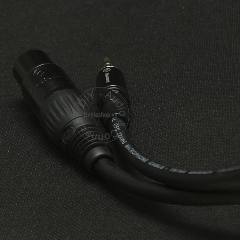 Cáp 3.5mm sang XLR balanced audio và microphone DIY 0.8M đến 5M