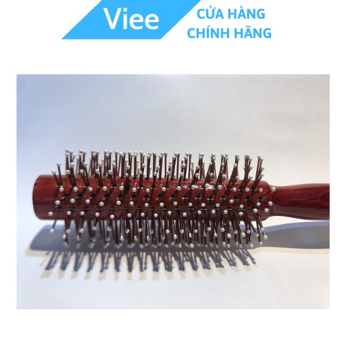 Lược gai chải tóc xoăn vào nếp cán gỗ cao cấp hàn quốc