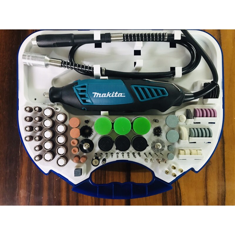 BỘ MÁY KHOAN MÀI KHUÔN KHẮC MỸ NGHỆ MINI ĐA NĂNG 6 TỐC ĐỘ MAKITA KÈM HỘP FULL ĐỒ NGHỀ 100 MÓN MỚI 100%