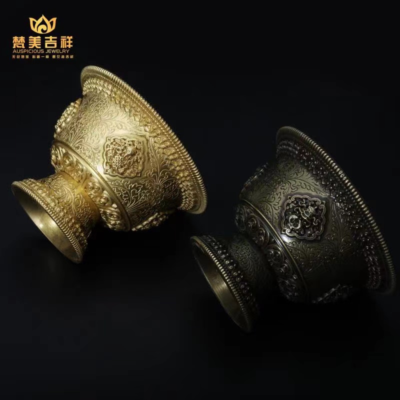Chén cúng nước đồng KV