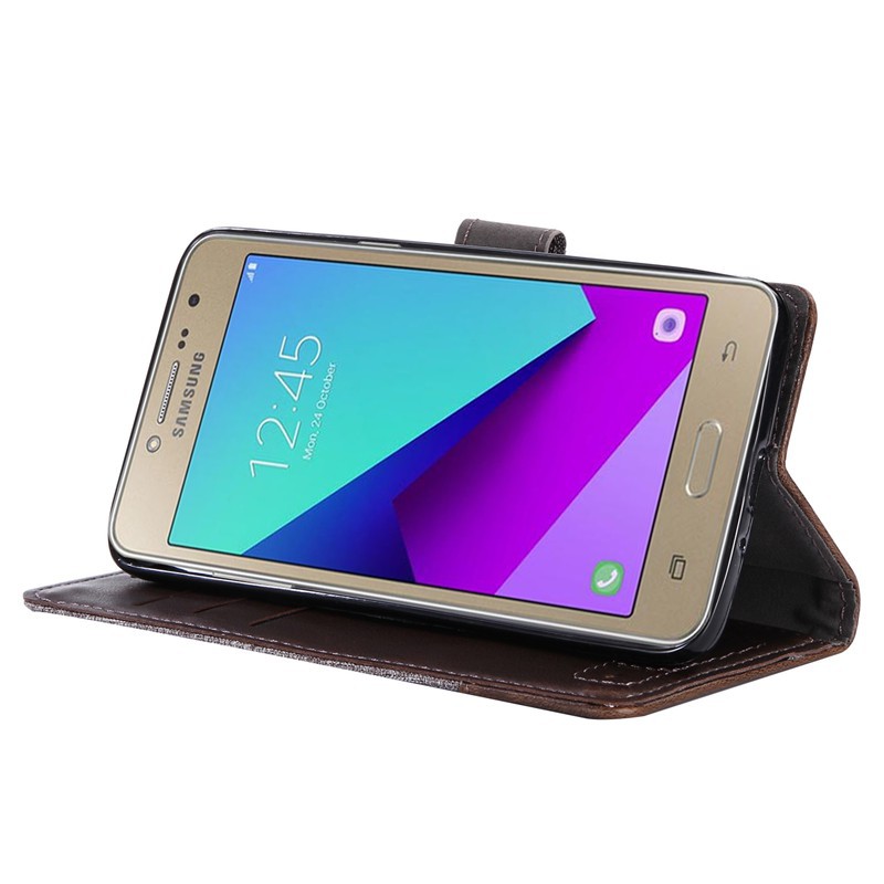 Bao da bề mặt vải denim có ngăn đựng thẻ cho Samsung Galaxy J2 J1 Mini Prime | BigBuy360 - bigbuy360.vn