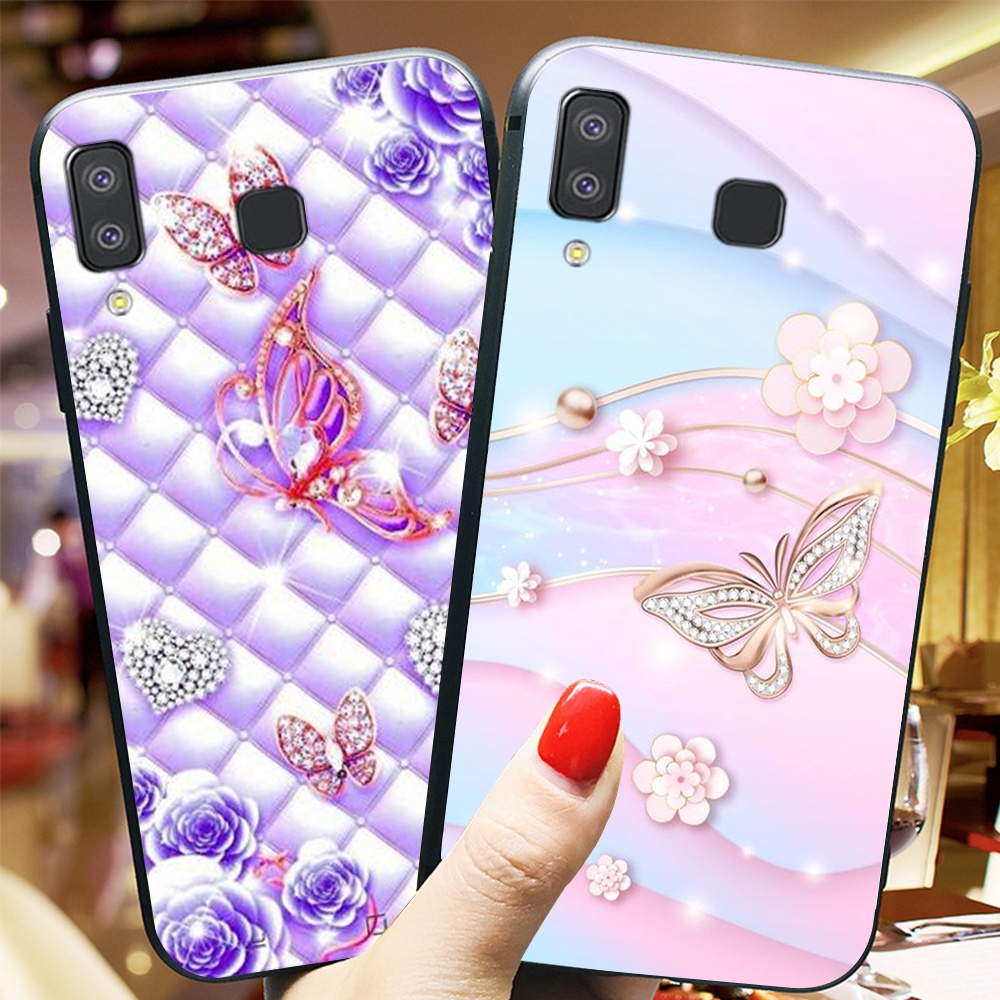 Ốp lưng điện thoại Samsung a8 Star in hình phong cách nữ sang chảnh