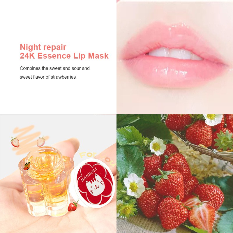 [Hàng mới về] Son dưỡng môi dạng kem lá vàng làm mờ nếp nhăn dưỡng ẩm chống khô nứt phục hồi cho môi ngày và đêm | BigBuy360 - bigbuy360.vn