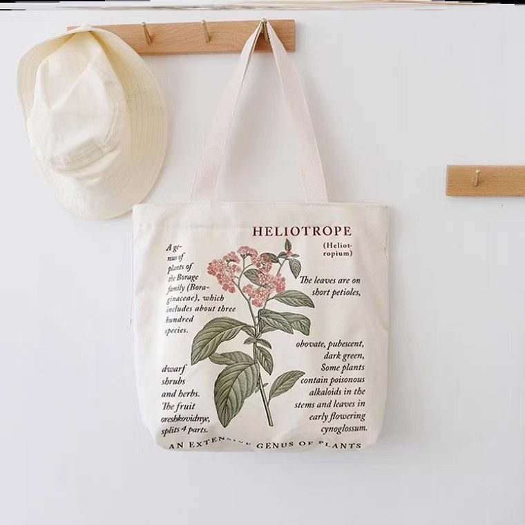 Túi Xách Vải Canvas Thiết Kế Cỡ Lớn Phong Cách Retro Nhật Bản Cao Cấp Cho Nữ