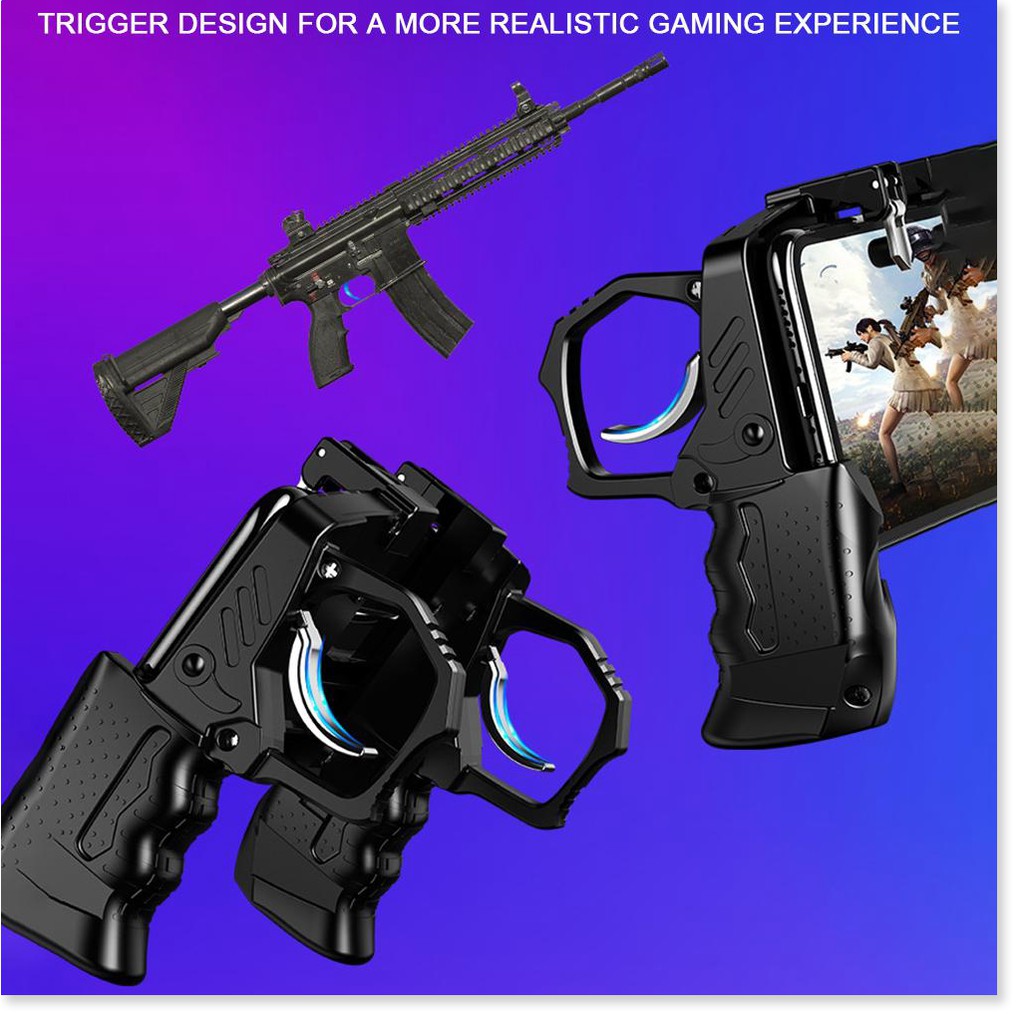 Tay cầm chơi game 4 ngón thiết bị kết nối hỗ trợ PUBG K21 Tay cầm không ồn nút bắn nhanh thượng hạng cho trò chơi PUBG R | BigBuy360 - bigbuy360.vn