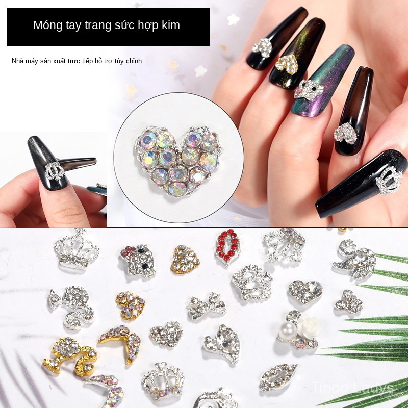 Phụ Kiện Trang Trí Móng Tay Hình Mèo/ Thiên Nga/ Thiên Nga Xinh Xắn