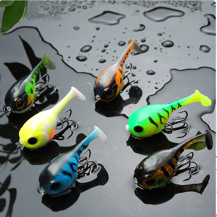 Mồi Câu Cá Giả Bằng Nhựa Mềm Kích Thước 6cm / 9.5g