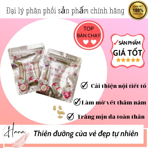 [HÀNG NỘI ĐIẠ NHẬT CHÍNH HÃNG] COLLAGEN yến tươi Nhật Bản - Gói 30 viên