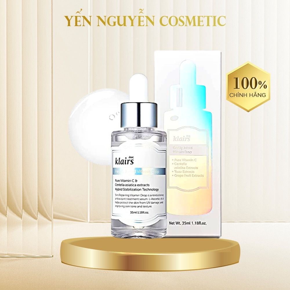 Serum Dưỡng Trắng Da Mờ Vết Thâm  Freshly Juiced Vitamin Drop Klairs 35ml