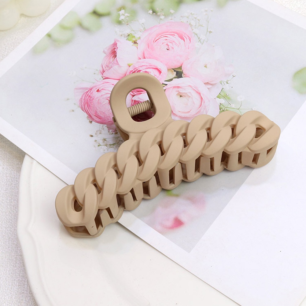 Kẹp Tóc Càng Cua Cỡ Lớn Màu Trơn Thời Trang Hàn Quốc Cho Nữ