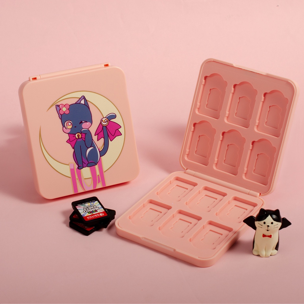 Vỏ Bảo Vệ Hộp Sạc Máy Chơi Game Switch V1 V2 / OLED Hình Mèo NEKO Dễ Thương