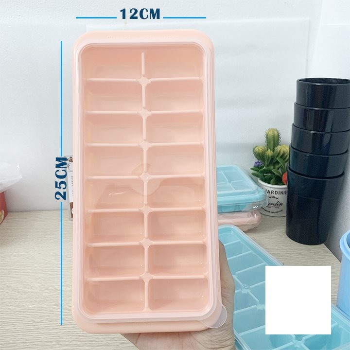 Khay Đá 16 Viên Có Nắp No.6934
